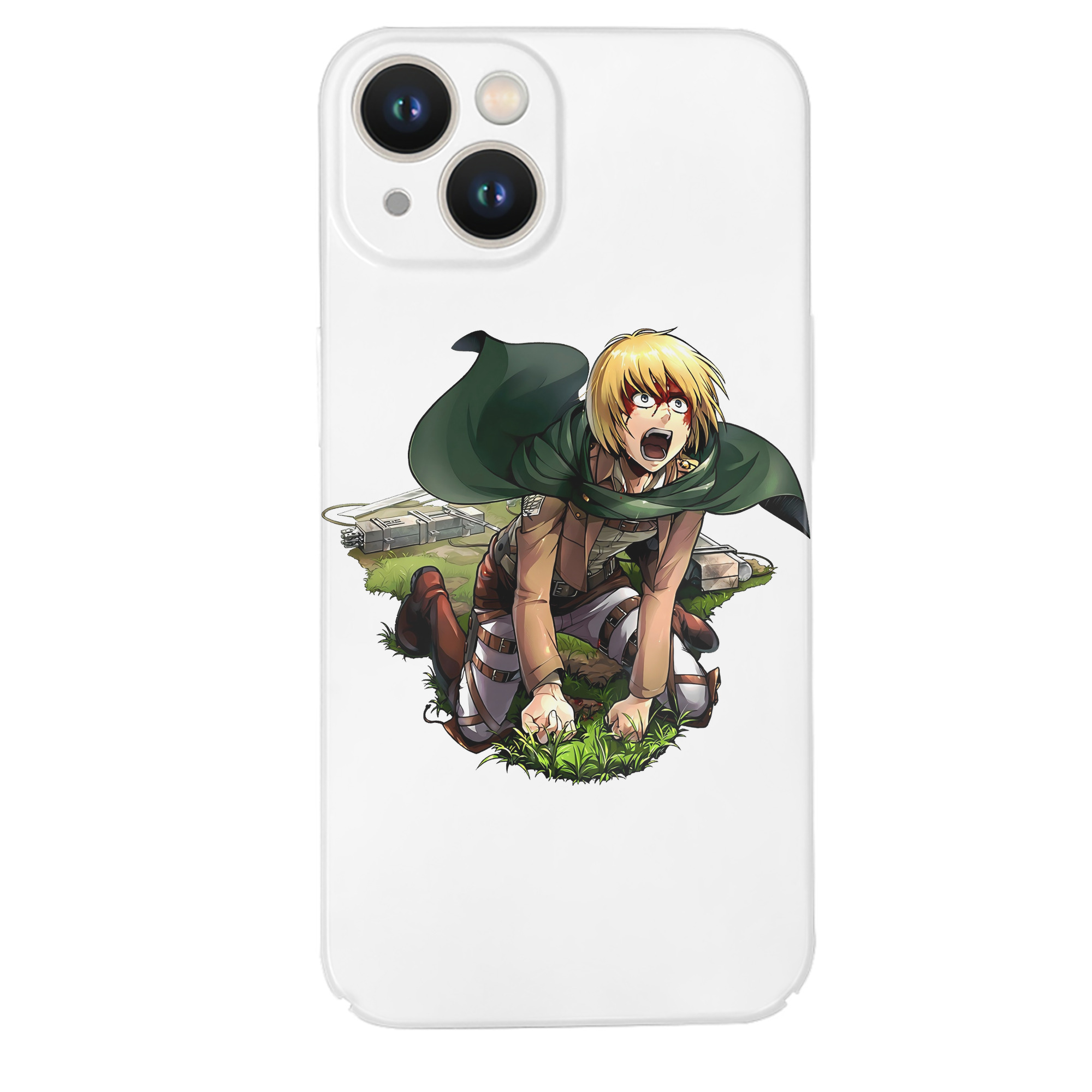 （画像用） 進撃の巨人 アルミン·アルレルト Attack on Titan Armin Arlert 【iPhone 14シリーズ対応】ハードケース